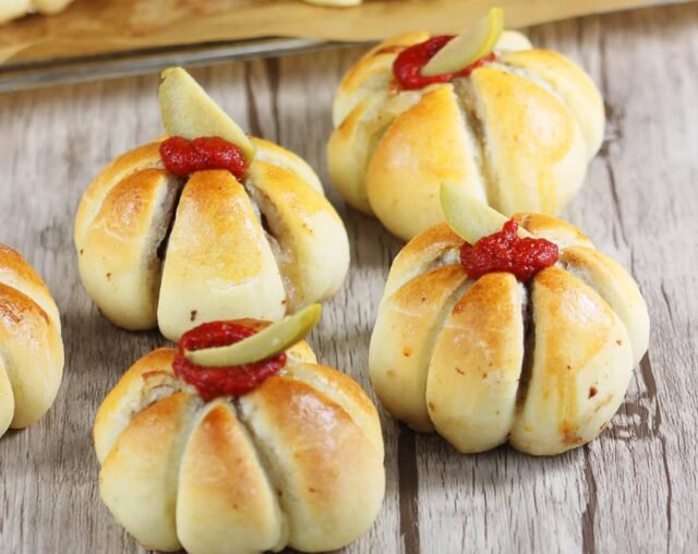 Міні піца з гарбузом