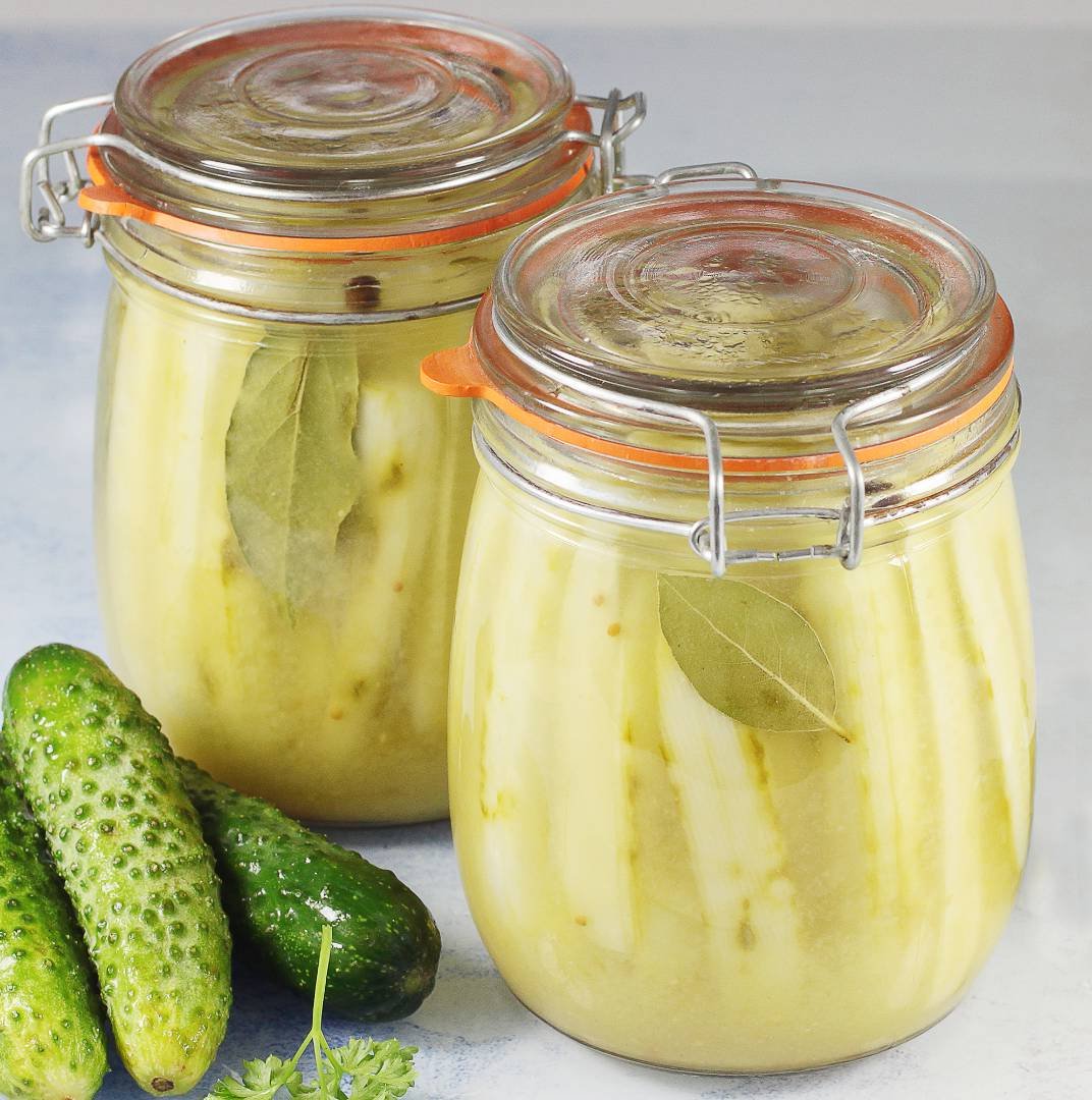 Огірки з гірчицею