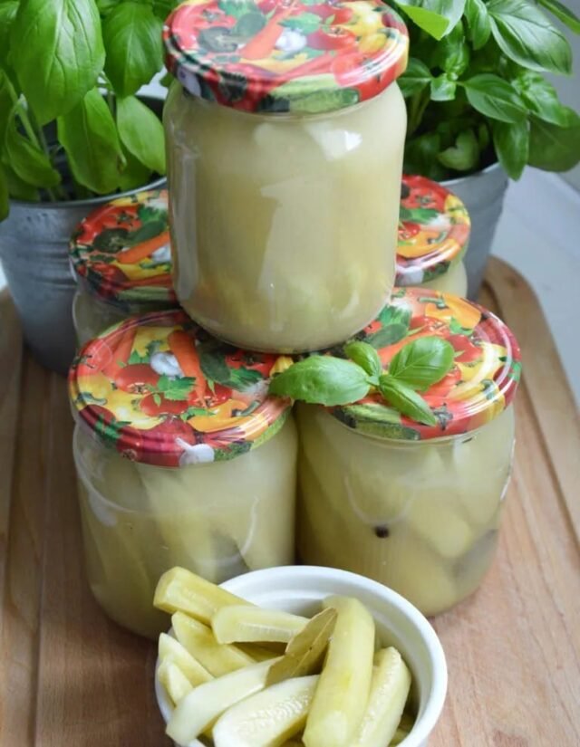 Огірки з гірчицею