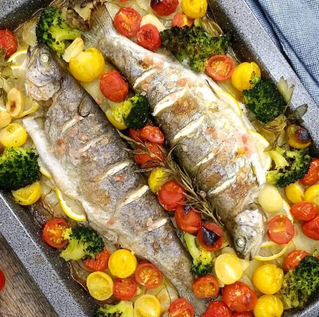 Запечена форель