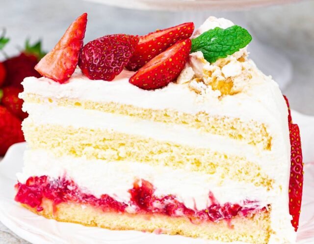 Полуничний торт