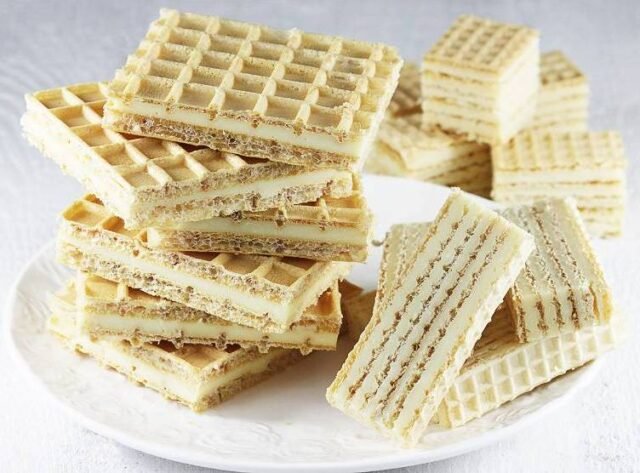 Домашні кремові вафлі