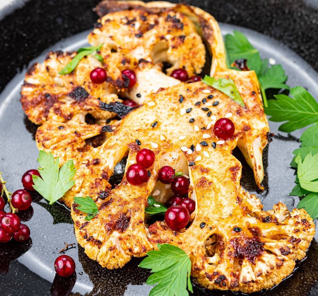 Стейк з цвітної капусти у духовці