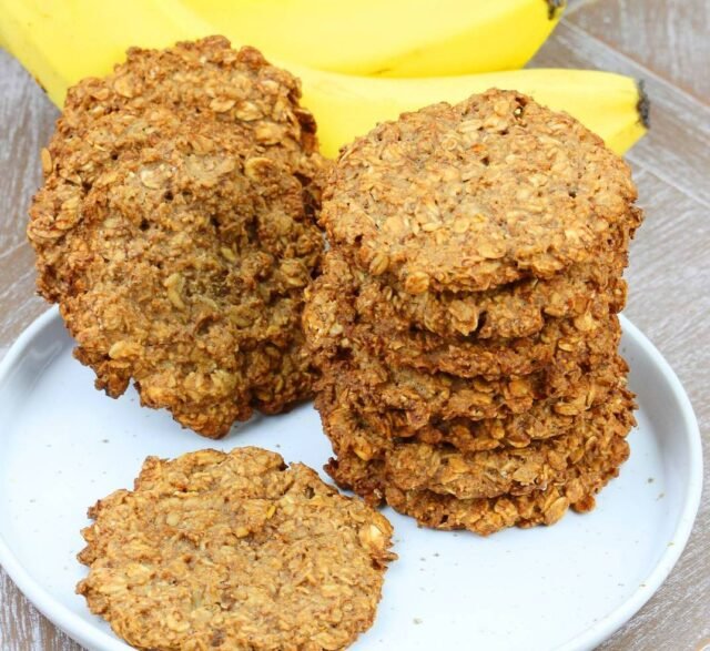 Домашнє вівсяне печиво з бананом