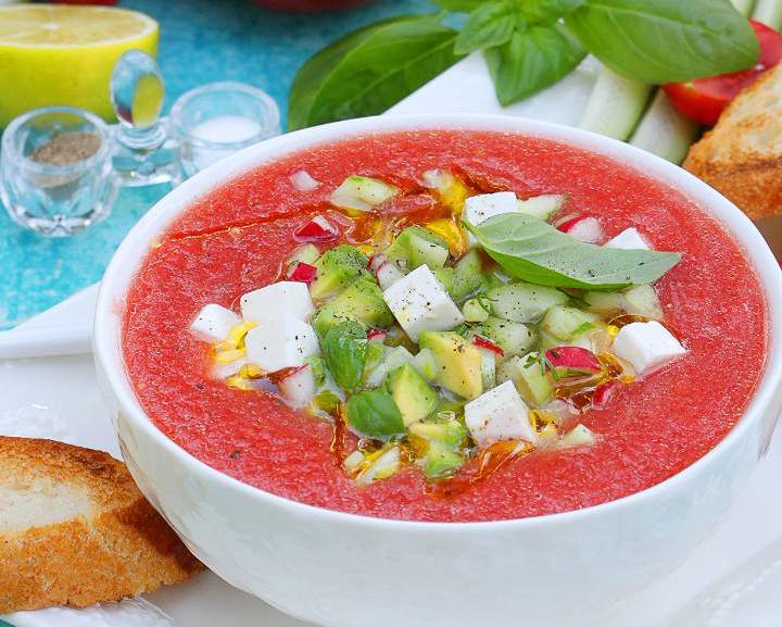 Холодний томатний суп 1