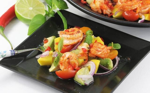 Салат з креветок