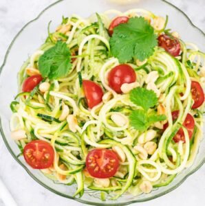 Спагетті з овочами