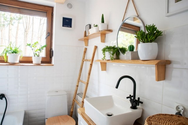 Ванна кімната в скандинавському стилі