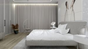 Інтер'єр спальні в будинку