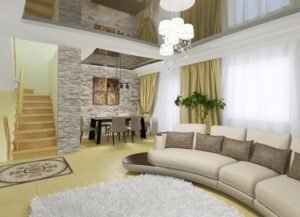 Інтер'єр вітальні в приватному будинку