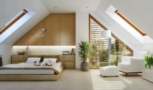 Дизайн інтер'єру мансарди