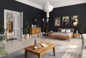 Інтер'єр спальні в класичному стилі