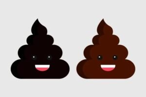 Чому кал чорний